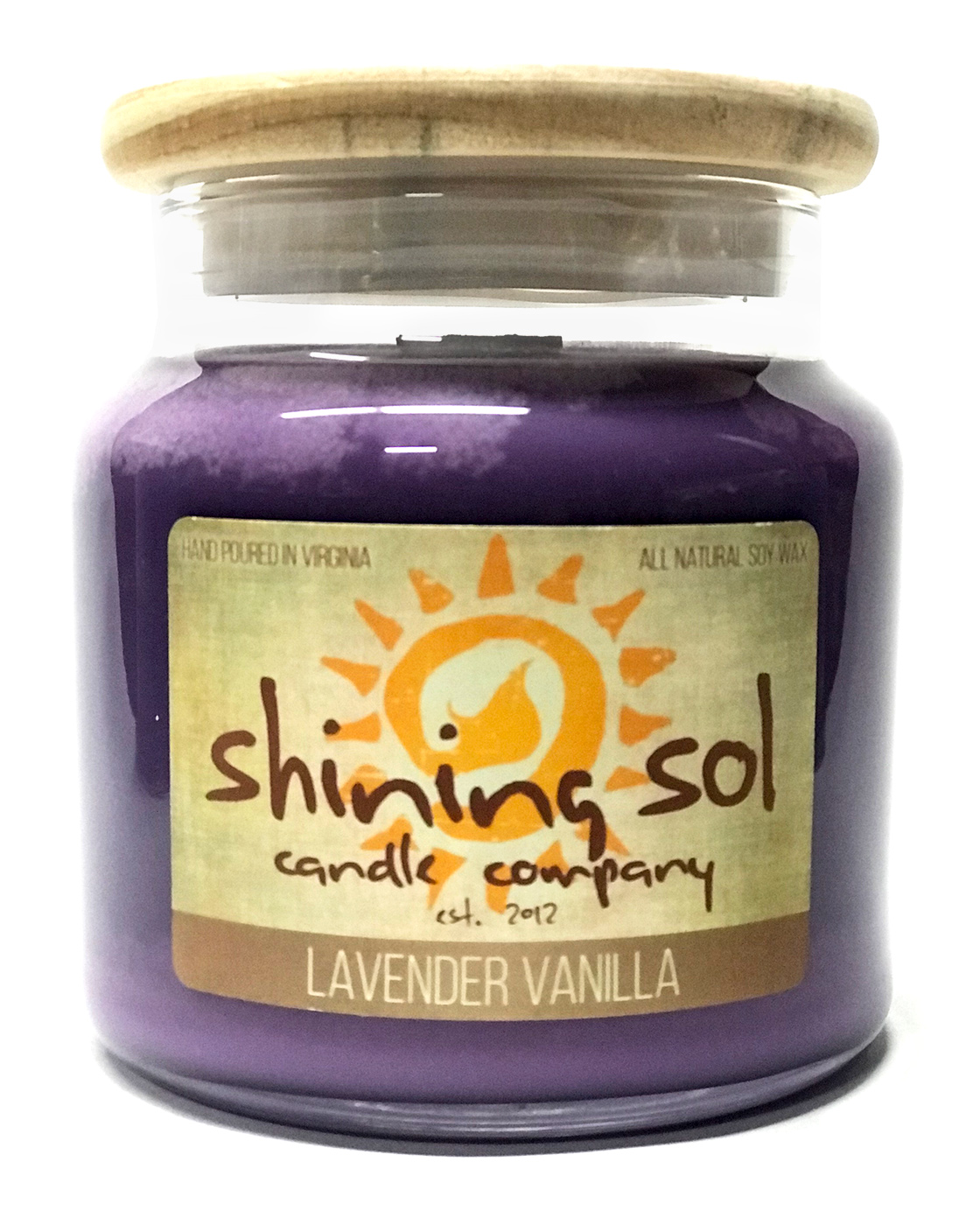 Lavender Vanilla - Shining Sol Candle Company